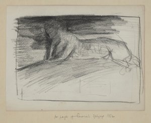 Studier for Emerson av John La Farge