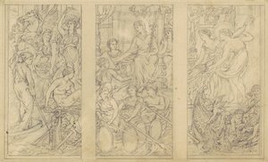 Studie for "Commerce" av John La Farge
