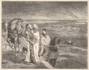 De vise menn ut av østen, 1868. av John La Farge