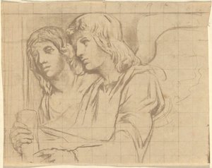 Two Angels for Trinity Church, Boston av John La Farge