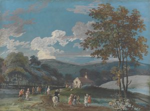 En landlig kirke blant åsene