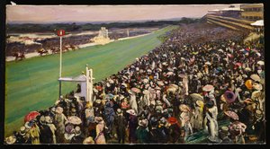 Gold Cup, Ascot, Royal Enclosure av John Lavery