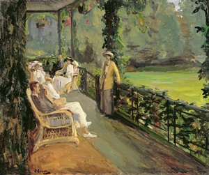 Verandaen, 1912 av John Lavery