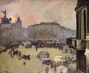 Vintersolen, Hyde Park Corner av John Lavery