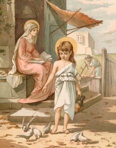 Jesus lekte som en gutt med duer av John Lawson