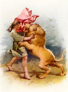 Samson dreper løven av John Lawson