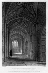 Proscholium til Divinity School, Oxford, 1836.
