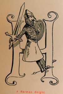 En normannisk ridder, c1860, c1860 av John Leech