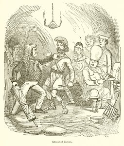 Arrestasjon av Eunus av John Leech