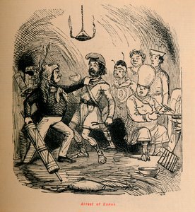Arrestasjon av Eunus, 1852 av John Leech