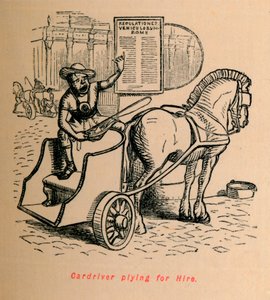 Bilsjåfør søker utleie, 1852 av John Leech