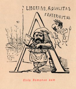 Jeg er romersk statsborger, 1852 av John Leech
