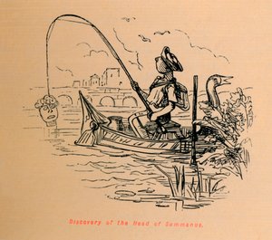 Oppdagelsen av hodet til Summanus, 1852 av John Leech