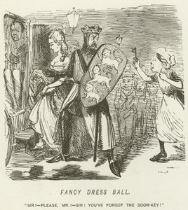 Fancy Dress Ball av John Leech