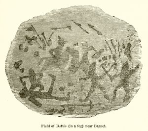 Field of Battle (i tåke) nær Barnet