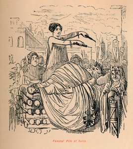 Begravelsesbunken til Sulla, 1852 av John Leech