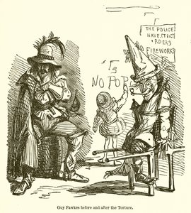 Guy Fawkes før og etter torturen