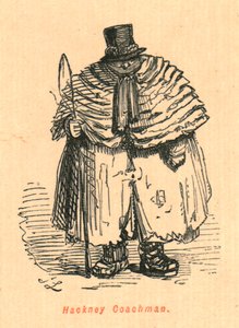 Hackney Coachman, 1897. av John Leech