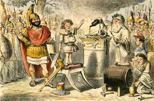 Hannibal, mens enda et barn sverger evig hat til romerne av John Leech