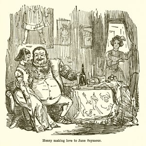 Henry elsker Jane Seymour av John Leech