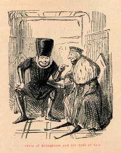 Henry av Bolingbroke og hertugen av York, c1860, c1860 av John Leech