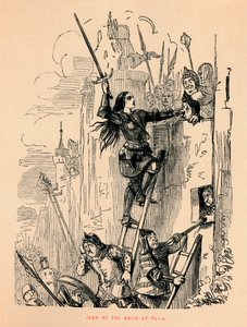 Joan ved veggene i Paris, av John Leech
