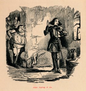 Joan prøver det, av John Leech