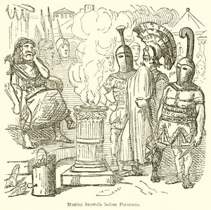 Mucius Scaevola før Porsenna