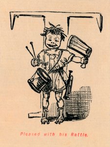 Fornøyd med Rattle, 1852 av John Leech