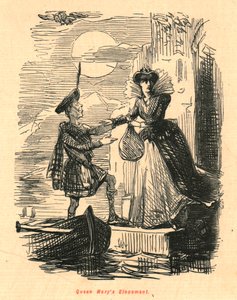 Dronning Marys utflytting, 1897. av John Leech