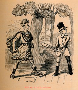Utslett Act av Gaius Gracchus, 1852 av John Leech