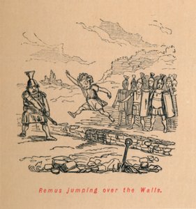 Remus hopper over murene, 1852 av John Leech