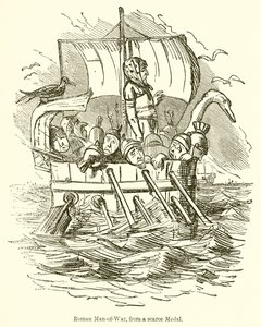Roman Man-of-War, fra en knapp medalje