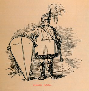 Samnittisk soldat, 1852 av John Leech