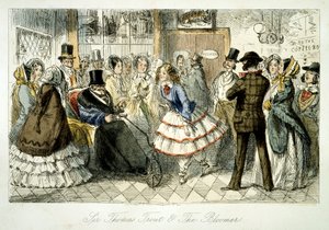 Tar vannet ved Handley Spa, 1845 av John Leech
