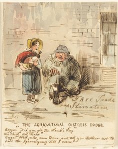 The Agricultural Distress Dodge av John Leech