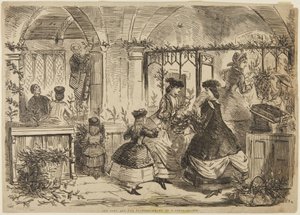 Døpefonten og blomstene av John Leech