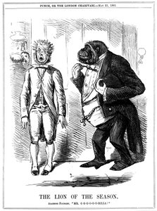 Årstidens løve, 1861 av John Leech