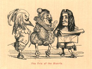 The Trio of the Stuarts, 1897. av John Leech
