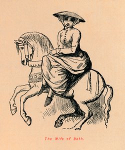 The Wife of Bath, c1860, c1860 av John Leech