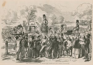 Demonstrasjonen i Hyde Park av John Leech