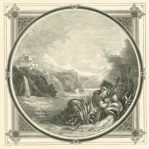 Jeg blir rørt, ikke ødelagt av bølgene (gravering) av John Leighton
