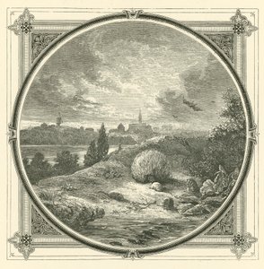 Lek, men kysk (gravering) av John Leighton