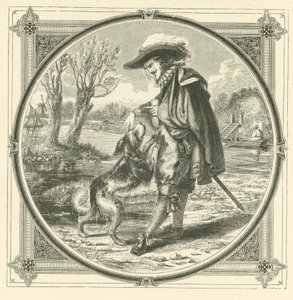 Lek med hunden, og han vil ødelegge klærne dine (gravering) av John Leighton