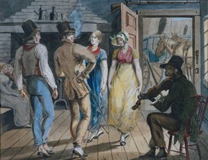 Merrymaking på et Wayside Inn, 1811-ca. 1813.