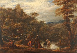 Eunukkens dåp, 1835-45 av John Linnell