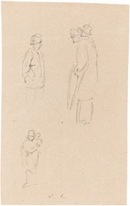 Figurstudier av John Linnell