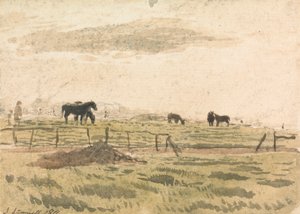 Hester i en paddock av John Linnell