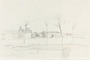 Landskap i Hertfordshire av John Linnell