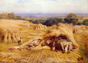 Middagshvilen, 1862 av John Linnell